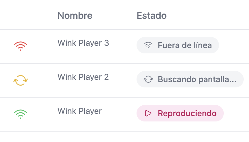 Connectivity indicator — online and offline players